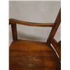 Image 25 : Koa Wood Rocking Armchair w/ Slatted Back 24" x 19" x 34"H