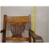Image 35 : Koa Wood Rocking Armchair w/ Slatted Back 24" x 19" x 34"H