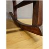 Image 7 : Koa Wood Rocking Armchair w/ Slatted Back 24" x 19" x 34"H