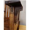 Image 15 : Koa Wood Rocking Armchair w/ Slatted Back 28" x 18" x 36"H
