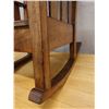 Image 16 : Koa Wood Rocking Armchair w/ Slatted Back 28" x 18" x 36"H