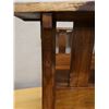 Image 19 : Koa Wood Rocking Armchair w/ Slatted Back 28" x 18" x 36"H