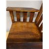 Image 23 : Koa Wood Rocking Armchair w/ Slatted Back 28" x 18" x 36"H
