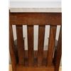Image 25 : Koa Wood Rocking Armchair w/ Slatted Back 28" x 18" x 36"H