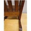Image 27 : Koa Wood Rocking Armchair w/ Slatted Back 28" x 18" x 36"H