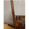 Image 29 : Koa Wood Rocking Armchair w/ Slatted Back 28" x 18" x 36"H