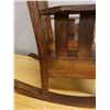 Image 30 : Koa Wood Rocking Armchair w/ Slatted Back 28" x 18" x 36"H