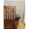 Image 45 : Koa Wood Rocking Armchair w/ Slatted Back 28" x 18" x 36"H