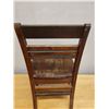 Image 7 : Koa Wood Stationary Chair w/ Slatted Back 16" x 15" x 32"H