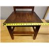 Image 10 : Koa Wood Stationary Chair w/ Slatted Back 17" x 16" x 36"H