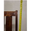 Image 13 : Koa Wood Stationary Chair w/ Slatted Back 17" x 16" x 36"H