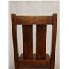 Image 6 : Koa Wood Stationary Chair w/ Slatted Back 17" x 16" x 36"H