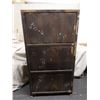 Image 12 : Wooden Armoire Cabinet w/ Metal Hardware & Inside Shelving 33" x 17" x 62"H