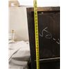 Image 19 : Wooden Armoire Cabinet w/ Metal Hardware & Inside Shelving 33" x 17" x 62"H