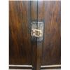 Image 3 : Wooden Armoire Cabinet w/ Metal Hardware & Inside Shelving 33" x 17" x 62"H