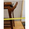 Image 18 : Rolling Wooden Tea Cart w/ Removable Top & Undershelf 32" x 20" x 30"H