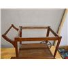 Image 8 : Rolling Wooden Tea Cart w/ Removable Top & Undershelf 32" x 20" x 30"H