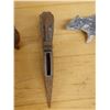 Image 7 : Qty 3 Carved Figurines: Owl, Elephant Letter Opener & Pig, Misc Sizes