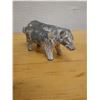 Image 9 : Qty 3 Carved Figurines: Owl, Elephant Letter Opener & Pig, Misc Sizes