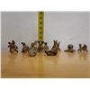 Image 11 : Qty 14 Miniature Animal Figurines, Misc Sizes