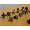 Image 9 : Qty 14 Miniature Animal Figurines, Misc Sizes