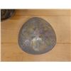 Image 6 : Carved Metal Container w/ Lid, 4.5" Dia, 6.5"H