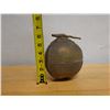 Image 9 : Carved Metal Container w/ Lid, 4.5" Dia, 6.5"H