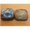 Image 6 : Qty 2 Metal Trinket Boxes w/ Maker's Marks, Misc Sizes