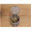 Image 8 : Qty 2 Metal Trinket Boxes w/ Maker's Marks, Misc Sizes