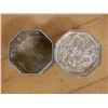 Image 9 : Qty 2 Metal Trinket Boxes w/ Maker's Marks, Misc Sizes