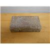 Image 2 : Carved Stone, Hinged Box 8.5" x 4.5" x 1.5"H