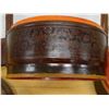 Image 10 : Vintage Asian 2-Tier Bento Basket & Wooden Scroll Stand, Misc Sizes