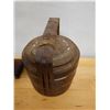 Image 6 : Vintage Asian 2-Tier Bento Basket & Wooden Scroll Stand, Misc Sizes