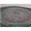 Image 4 : Carved Metal Platter w/ Scalloped Edges 17" Dia, 2"H