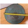 Image 6 : Carved Metal Platter w/ Scalloped Edges 17" Dia, 2"H