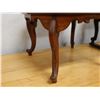 Image 4 : Qty 2 Wooden Plant Stands w/ Cabriole Legs Approx. 16" Dia, 10-11"H
