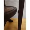 Image 7 : Carved Wooden 3 Tier Folding Stand 9" Dia, 32"H
