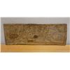 Image 1 : Carved Wooden Wall Panel 27" x 9" x 1"H