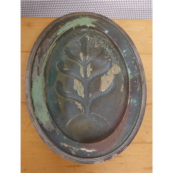Pairpoint  Silver-Plated Tray w/ Leaf Design Marked 01155 & 12, 9" x 12" x 1.5"H