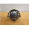 Image 5 : Meriden Company Carved Metal Quadruple Plate w/ Handle Marked 4992 & DR54, 6" Dia, 11.5"H