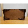 Image 11 : Carved Wooden Hinged Chest w/ Mother of Pearl Inlay, 27" x 13" x 15"H