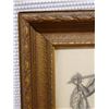 Image 4 : Fisherman Original Artwork by Artist J. Bouillaini (?), Wood Framed 13" x 14"
