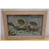 Image 1 : Dakshatra/a Ghat Original Artwork Marked PC 1043, Wood Framed 17" x 12"