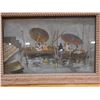 Image 2 : Dakshatra/a Ghat Original Artwork Marked PC 1043, Wood Framed 17" x 12"