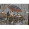 Image 3 : Dakshatra/a Ghat Original Artwork Marked PC 1043, Wood Framed 17" x 12"