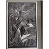 Image 2 : New Banana (Pola) Block Print 3/80 by Tomas Belsky '98,  17" x 25" Framed
