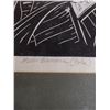 Image 5 : New Banana (Pola) Block Print 3/80 by Tomas Belsky '98,  17" x 25" Framed