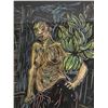 Image 3 : Banana Woman Ltd. Ed. Artwork 35/50 by Tomas Belsky, 16" x 20" Framed