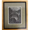 Image 1 : Maui's Canoe Ltd. Ed. Artwork 20/50 Hilo by Tomas Belsky '92,  15" x 18" Framed & Matted