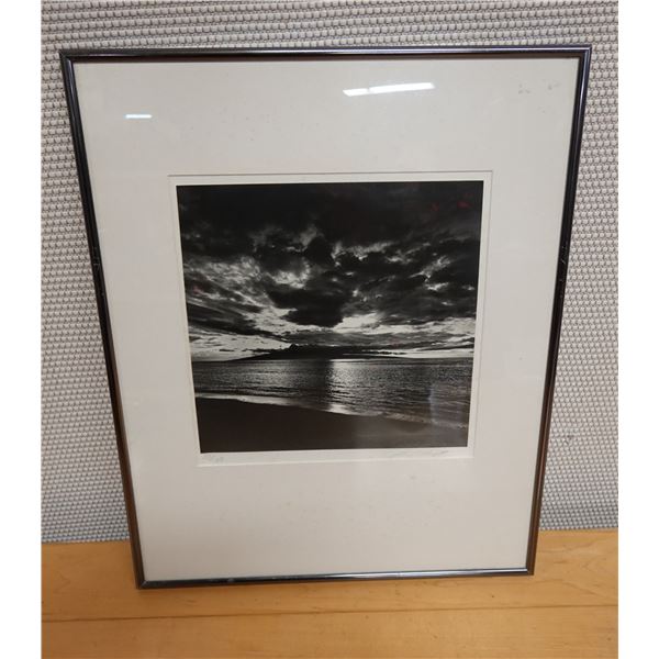 Ocean Scene Photographic Art Numbered 37/100 by Rick Golt, 16" x 20" Framed